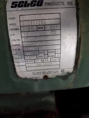 60" X 30" X 48" SELCO MODEL #V5-HD HYDRAULIC VERTICAL BALER: STOCK 17517