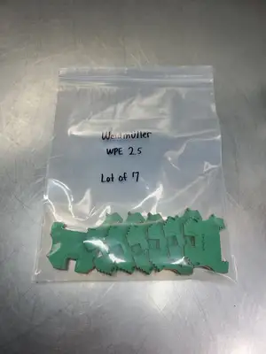 WEIDMÜLLER WPE-2.5 Screw-On Terminal Block Module, Lot of 7. 4A-41