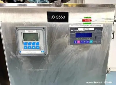 Used Precision Stainless 1,500 Liter (400 Gallon) AL-6XN Sanitary Reactor / Fermenter – 45 PSI / FV with Bottom Agitation