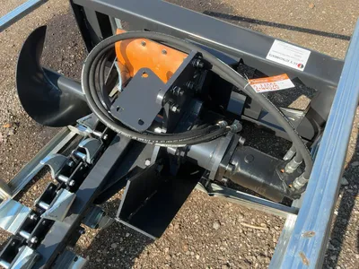 New JCT Trencher Skid Steer Attachment, Universal Quick Attach, Approx. 36” Trench Depth and 8” Tren...