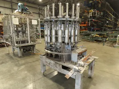 Kartridg Pak 18-Head Rotary Pneumatic Bottle Filling Machine