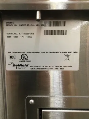 Silver King SKF 22.5 Drop In Dipping Cab W/Delfield SC-36” SS Ref Serving Cart