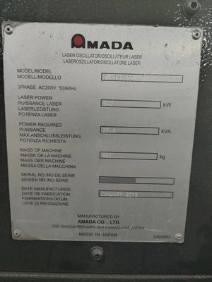 2019 AMADA ENSIS 3015 AJ FIBER Laser Cutters (Equipt) | SNL Machine Trader LLC (13)
