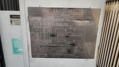 USED GENERAL ELECTRIC 1500 KVA TRANSFORMER