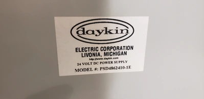 Daykin 24v DC Power Supply PSD4862410-1E