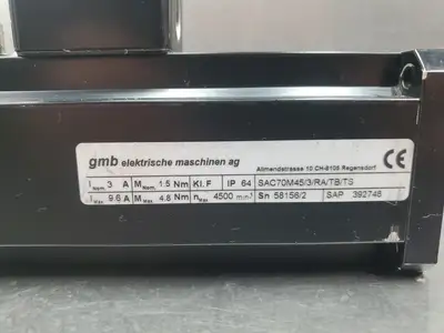 Used BAC SAC70M45/3/RA/TB/TS Servo Drives | Palmetto Automation #1148968