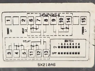 Eagle Signal SX210A6 Microprocessor Based Digital Timer (BIN322)
