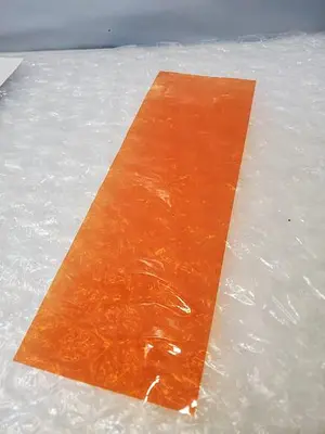 ARTUS PLASTIC SHEET AMBER 5X20X.001