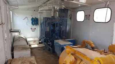 USED SJ PETRO SJ-300 TRIPLEX MUD PUMP