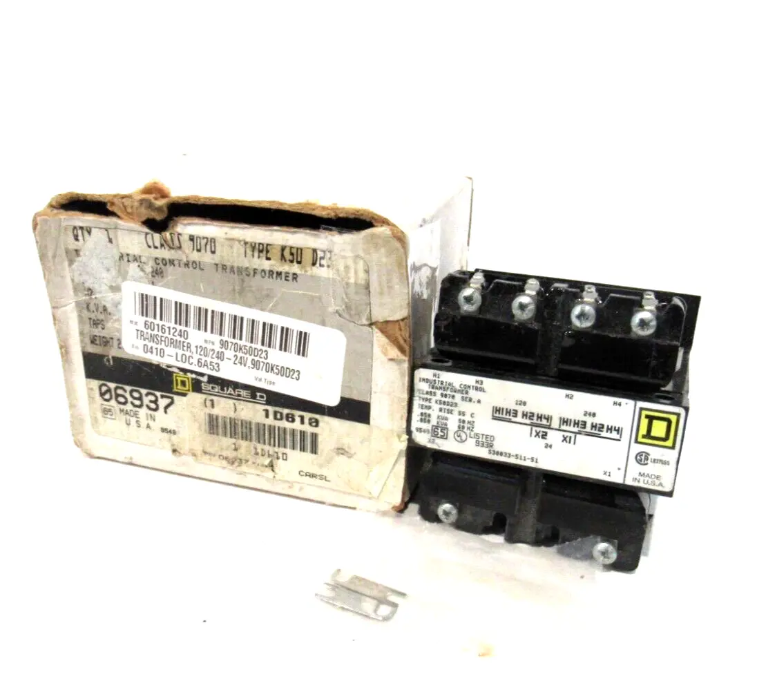 NEW SQUARE D 9070-K50D23 TRANSFORMER 9070K50D23