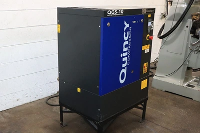 Used 2018 Quincy QCS-10, 10 HP, Rotary Screw Rotary Screw & Sliding Vane Air Compressors New Jersey US | Machinery Values #1460697