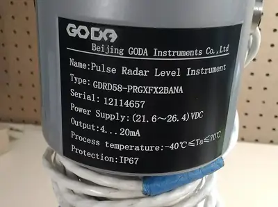 GODA - GDRD58-PRGXFX2BANA PULSE RADAR LEVEL INSTRUMENT 6D