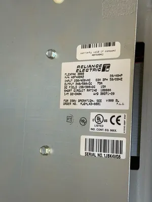 USED RELIANCE ELECTRIC Flexpak 3000