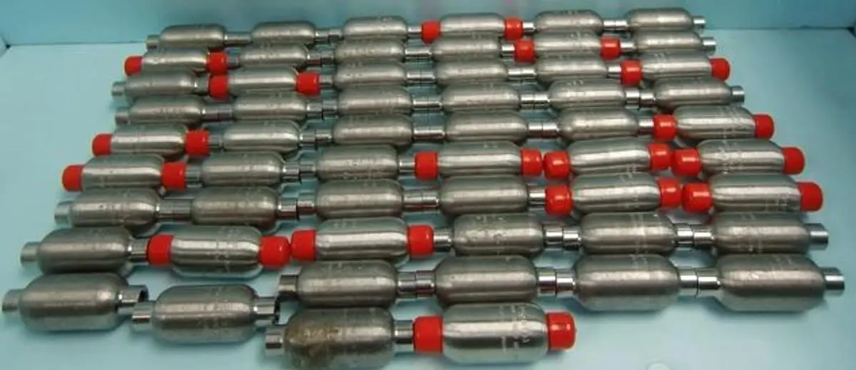 QTY. 56. SWAGELOK SAMPLE CYLINDER 50 ML PRESSURE B...