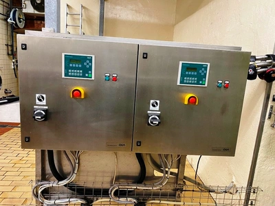 (2) Westfalia SAMP 15036 hermetic clarifiers, 316SS.