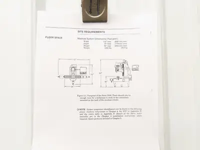 Servo Servo II Knee Mill Milling Machine 10X54" Bed 5Hp 240VAC 3Ph *Read