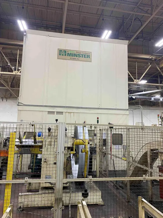 Used 2013 MINSTER E2-600-84 X 54 Straight Side Presses Michigan US | Presses for Industry #407093