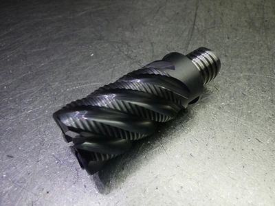 Iscar T15 25mm 6 Flute Carbide CC Endmill Head MM ERS250B37-6T15 IC908 (LOC2576)