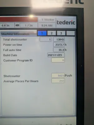 2022 TEDERIC D250-i850c Injection Molding Horizontal/Vertical | Machinery Network (5)