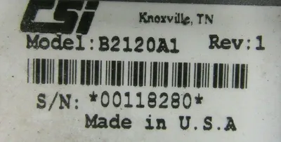 USED CSI 2120A RBM CONSULTANT B2120A1 (PARTS ONLY)