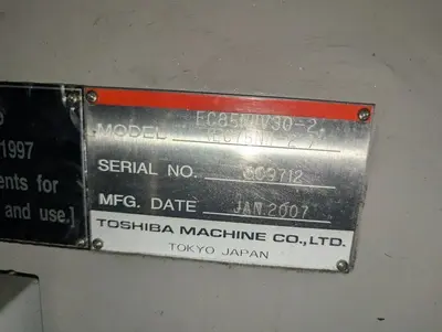 2007 TOSHIBA MACHINE EC85NIIV30-2A ELECTRIC HORIZONTAL INJECTION MOULDING MACHINES | INJECTION DEPOT (6)
