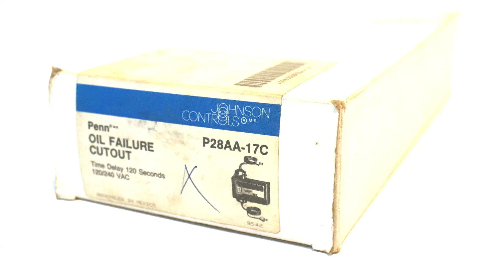 NEW JOHNSON CONTROLS P28AA-17C OIL FAILURE CUTOUT P28AA17C