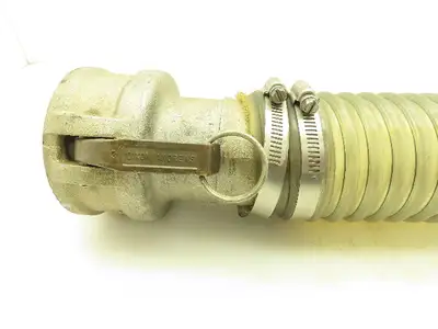 Camlock 3" Aluminum Female Adapters X 3" Barb Hose Fitting W/ End Caps