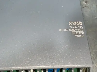 Used SIEMENS 6EP34378SB000AY0 DIN Rail Power Supplies Ohio US | HGR 24 #1406006