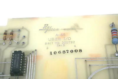 USED RAYCON A-45 300792 USER I/O PC BOARD