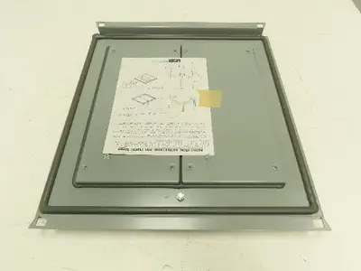 Hoffman X-GP66F Electrical Enclosure Fixed Steel Gland Plate 20x20" Type 12 Gray