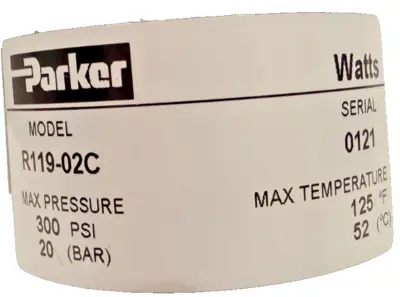 NEW PARKER R119-02C 1/4" REGULATOR R11902C