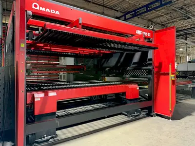 Used AMADA ENSIS 3015 AJ FIBER Laser Cutters Illinois US | Machine Factory Outlet #1262738