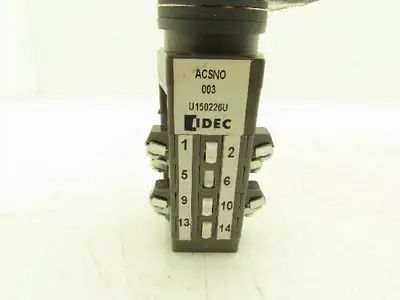 IDEC ACSNO Selector Switch 4 Pole 10 Position Cam Operated