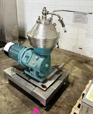 Alfa-Laval BTPX 205 SGD-34CDP-50 clarifier centrifuge, 316L SS.