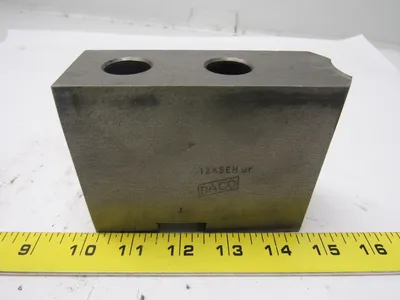 Daco 12KSEH0P Lathe Chuck Top Jaws 5" X 3-1/2" X 1-3/4" Lot Of 3