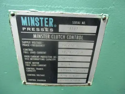 USED MINSTER B1-22