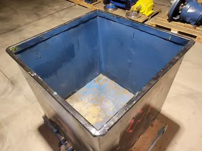 Scrap Metal Bins w/ Wheels 48" x 48" x 45"