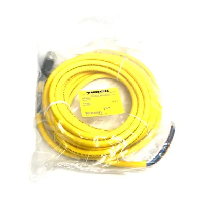 NEW TURCK POWERFAST SINGLE ENDED CABLE ASSEMBLY U2-04290