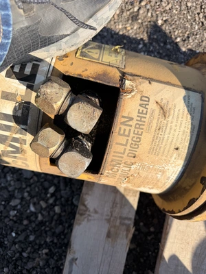 Used MCMILLEN HYDRAULIC POWERED DIGGER HEAD WITH AUGERS Skid Augers Michigan US | Miedema Asset Management Group #1410955