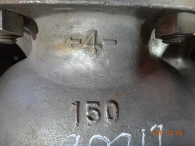 Ladish 4", Class 150, CF7M, Globe Valve