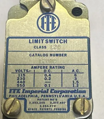 Used ITE L20MC Miscellaneous Equipment (Electrical & Power) | Surplus Asset Holdings #1202610