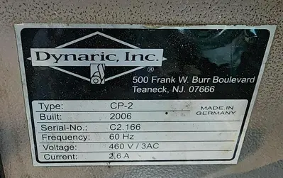 USED 2006 DYNARIC, INC. CP SERIES