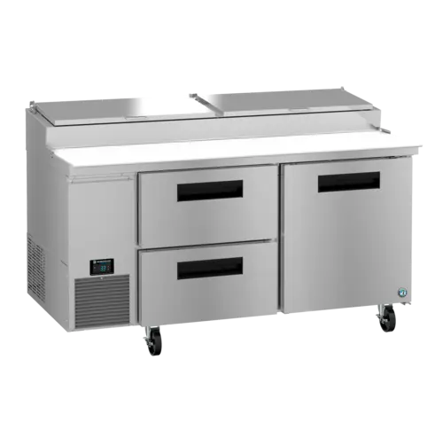 Hoshizaki PR67B-D2 67" Steelheart Pizza Prep Table w/Refrigerated Base, 115v