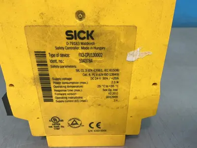 Used SICK FX3CPU130002 PLC Processors Ohio US | HGR 24 #1455396
