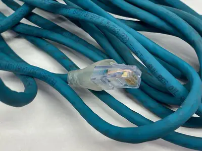 Used BELDEN, LUMBERG AUTOMATION DBL-ENDED ETHERNET CORDSET RJ45 5M 900004113 Cable & Wire | Maverick Industrial Sales #1099346