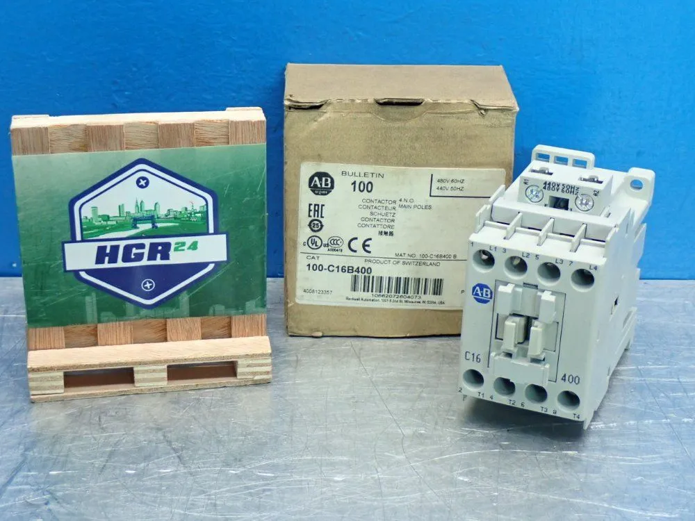 New | in-Stock ALLEN BRADLEY 100C16B400 PLC Contactors | HGR 24 #753606