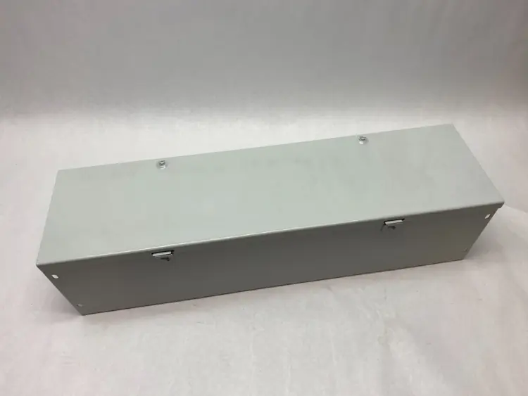 Used HOFFMAN NVENT STRAIGHT WIREWAY FITTING, LAY-IN 6" X 6" PAINTED WHITE Valves/Fittings | Maverick Industrial Sales #1100737