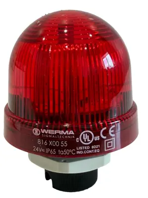 NEW WERMA 816 100 55 SIGNAL BEACON 24VAC/DC 81610055