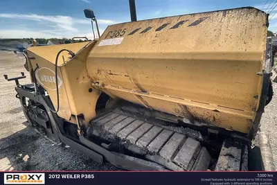 Used 2012 WEILER P385 Asphalt Pavers Louisiana US | Proxy Equipment #1378213