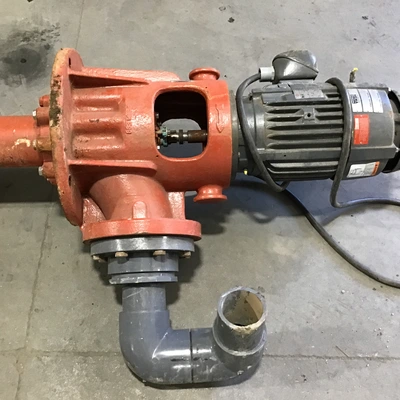 Peerless Pump 8 MA-3 Vertical Turbine Pump 117″in Plate to Bottom 250GPM 1770RPM